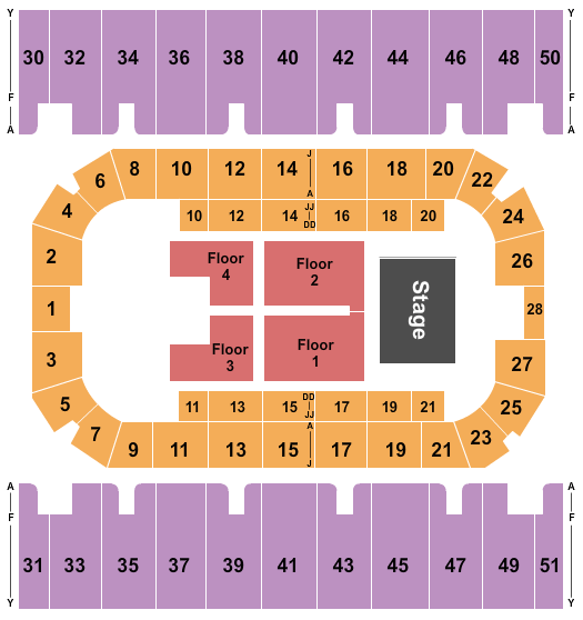 First Interstate Arena Moneybagg Yo Seating Chart